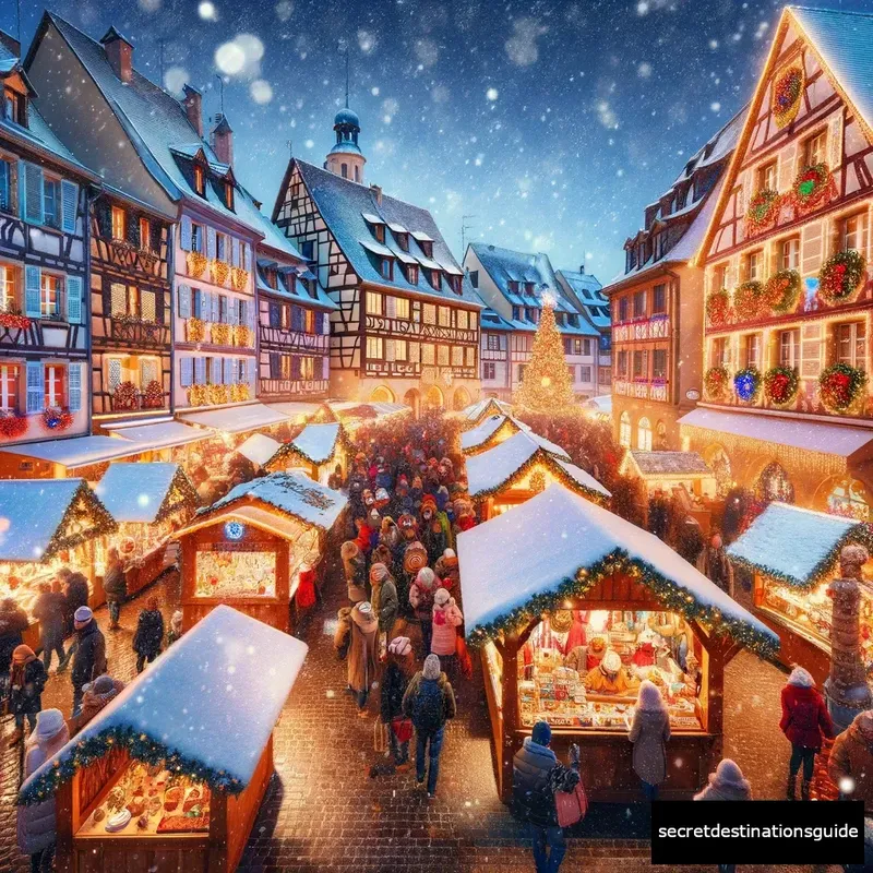 colmar market in its festive glory