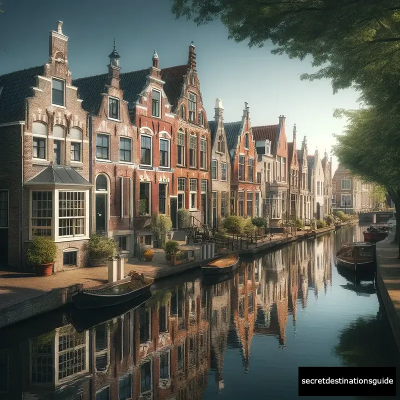 Canals and traditional architecture of De Rijp