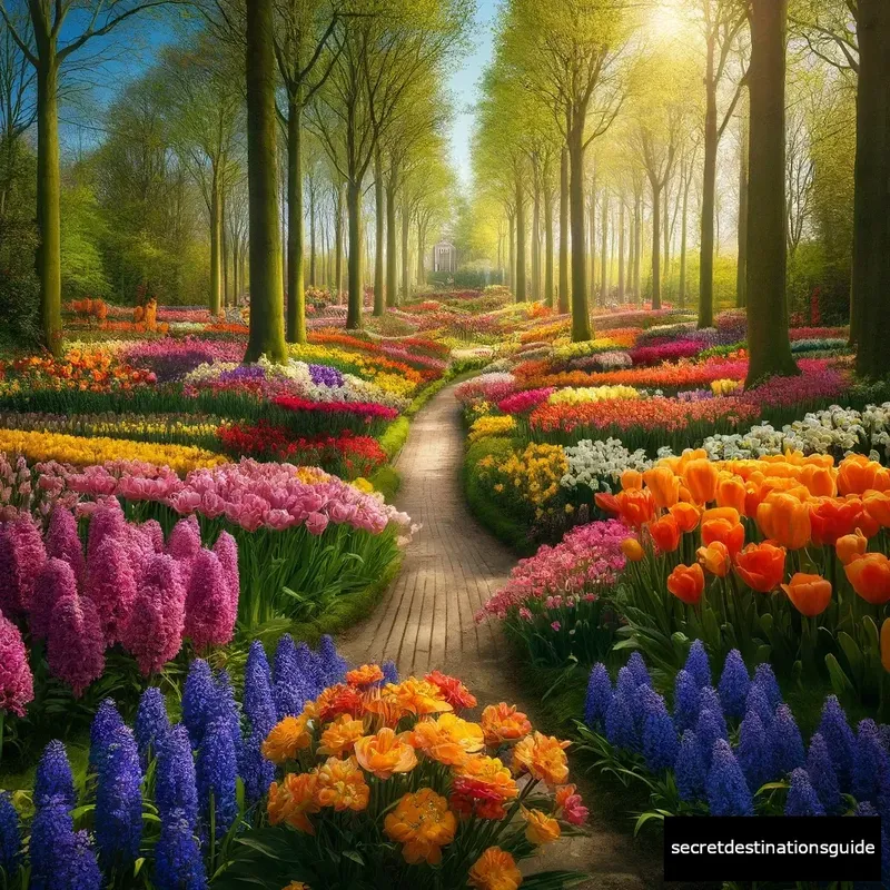 Colorful Blossoms at Poldertuin, Anna Paulowna