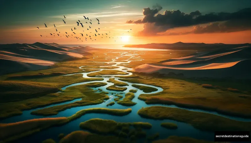 The mesmerizing De Slufter Valley at National Park Dunes of Texel