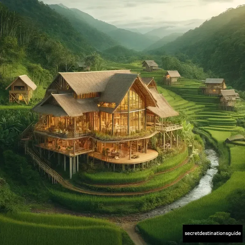 An eco-friendly lodge nestled in the heart of Pu Luong Nature Reserve