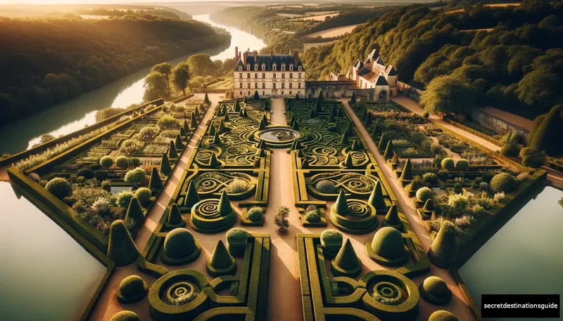 The lush greenery of Marqueyssac seen from above