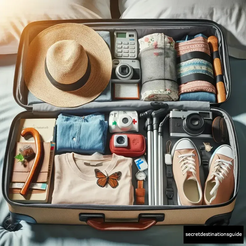 packing essentials for solo senior travel highlighting smart and light packing