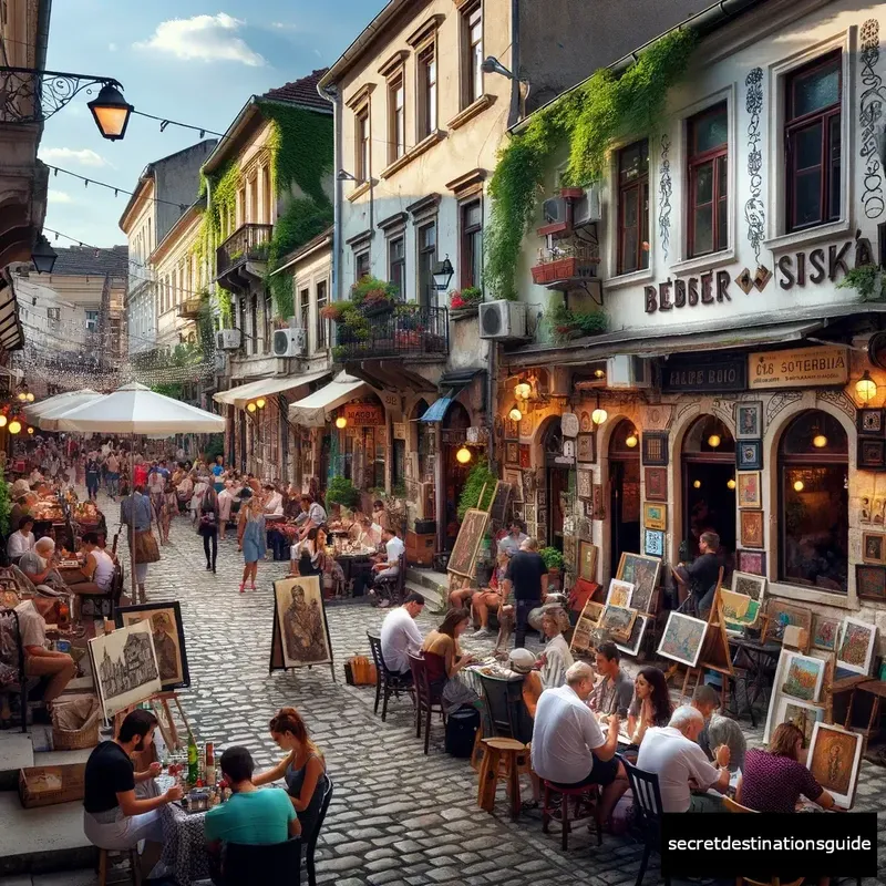 Skadarlija, Belgrade's Bohemian Quarter in full swing