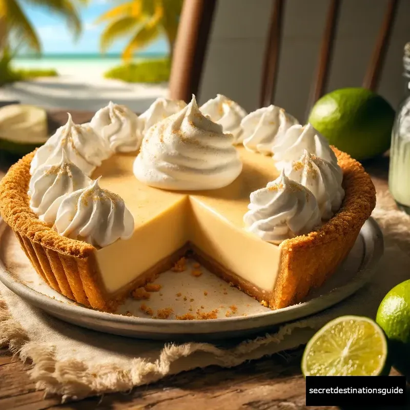 Traditional Key Lime Pie, a must-try dessert in Key West